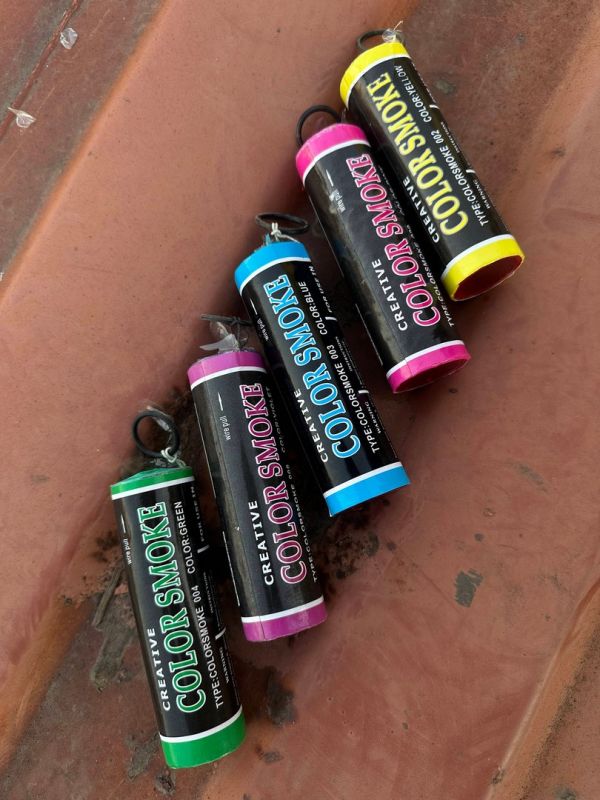 COLOR SMOKE ЧЕКА 5 цветов 45 сек