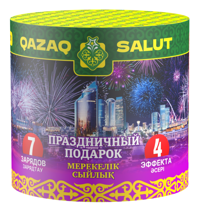 Праздничный Подарок 7 залпов Joker Fireworks артикул JF C18-7/01 