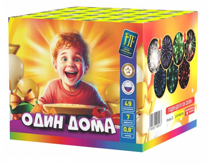 Один дома 49 залпов Joker Fireworks артикул JF MC20-49/01 